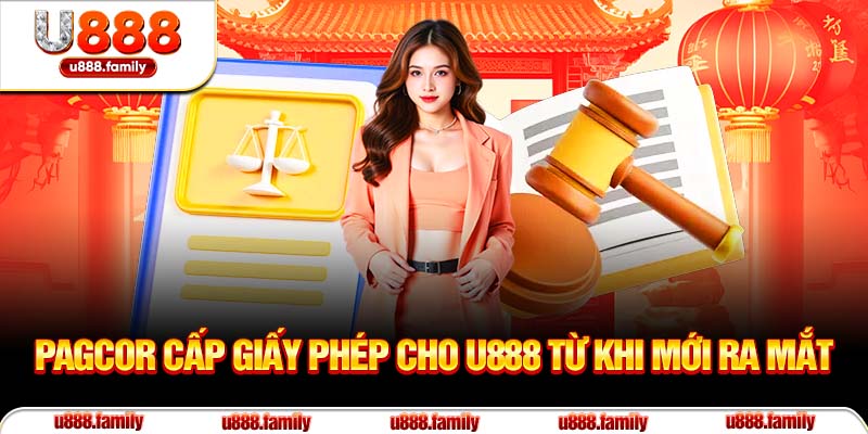 PAGCOR cấp giấy phép cho U888 từ khi mới ra mắt